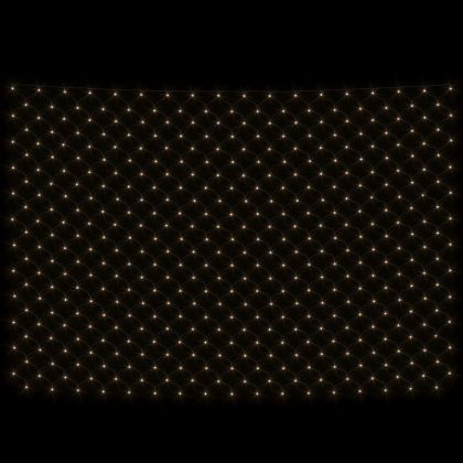 Коледна светеща мрежа топло бяла 3x3 м 306 LED закрито/открито