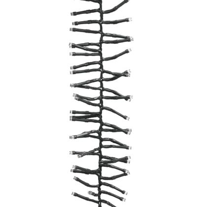 LED клъстърен стринг с 1000 LED топло бяло 11 м PVC