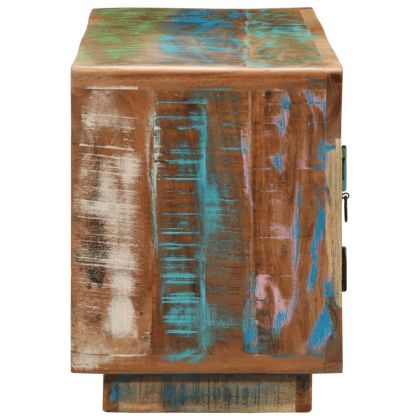 ТВ шкаф, 110x30x40 см, масивно регенерирано дърво