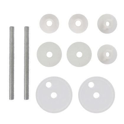 Тоалетни седалки с капаци, 2 бр, МДФ, порцелан