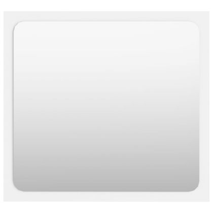 Комплект мебели за баня, бял, ПДЧ