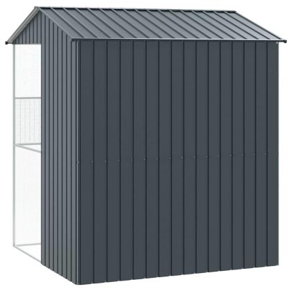 Клетка за птици Антрацит 215 x 210 x 247 см Поцинкована стомана