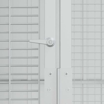 Клетка за птици Антрацит 215 x 310 x 247 см Поцинкована стомана