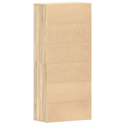 Шкаф за обувки Сонома дъб 80 x 39 x 178 см Инженерно дърво