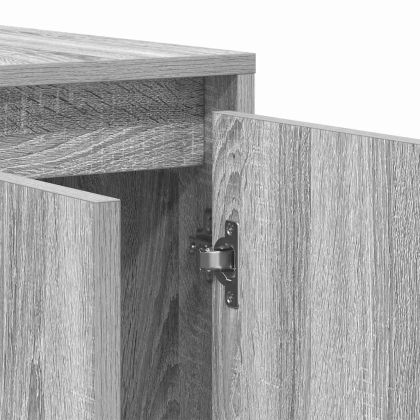 Служебен шкаф Сив сонома 120 x 41 x 75 см Инженерно дърво