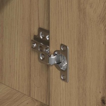 Служебен шкаф 2 pcs Дъб 79 x 38 x 80 см Инженерно дърво