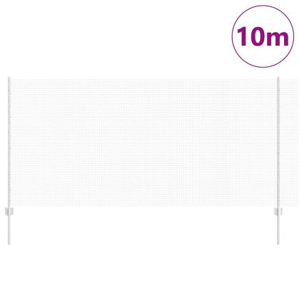 Ограда и колче Сребрист 1,2 x 10 m Стомана