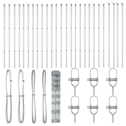 Стълб за ограда. Галванизирана 50 x 1 m Стомана