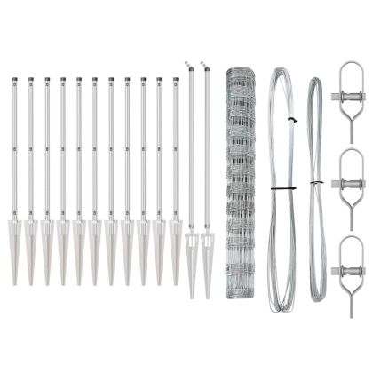 Ограда за пасища Сребрист 50 x 1.2 m Поцинкована стомана