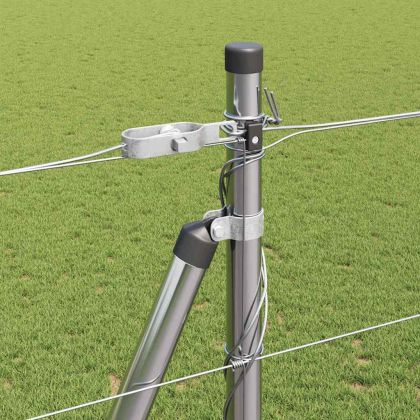 Ограда за пасища Сребрист 50 x 1.5 m Поцинкована стомана