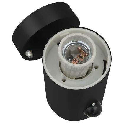 Външна стенна лампа Черно 12 x 7.5 x 29 см Неръждаема стомана