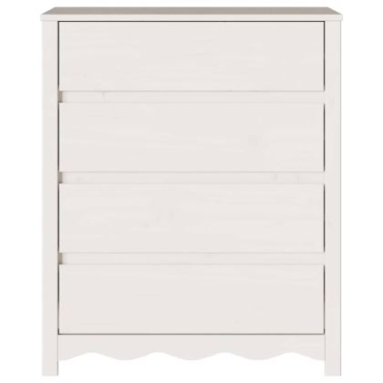 Скрин за чекмеджета с чекмедже Drammen Бяло 76.5 x 40 x 91 см