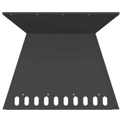 Огнище Черно 60 x 60 x 50 см Студено валцована стомана