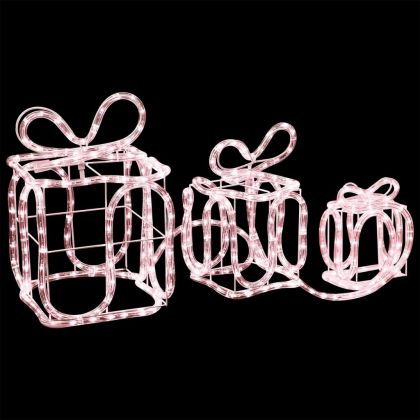 Коледна украса Подаръчни кутии със 180 LED за закрито и открито