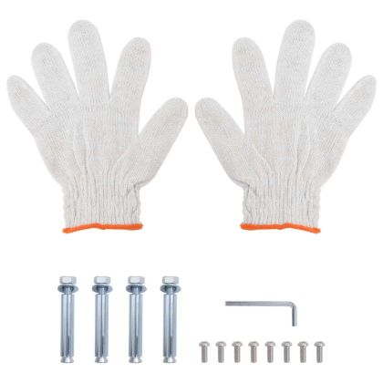 Стенен рафт на 2 нива 100x30x60 см сребрист неръждаема стомана