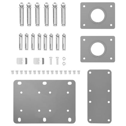 Прибираща се дворна странична тента, 140x1200 см, синя