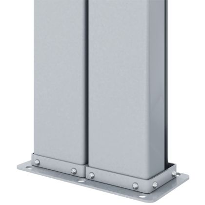 Прибираща се странична тента, кремава, 160x1000 см