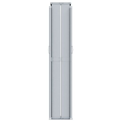 Прибираща се странична тента, червена, 180х1000 см