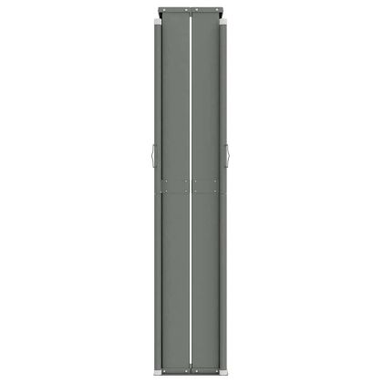 Прибираща се странична тента, червена, 220x1000 см