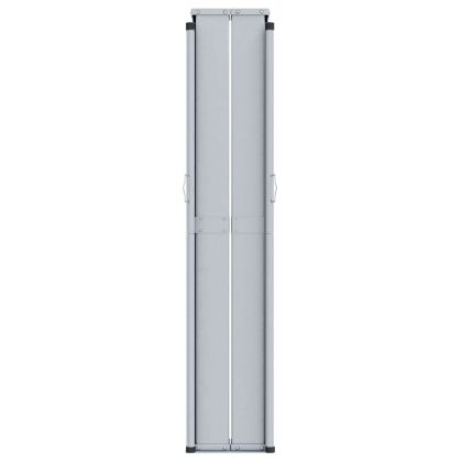 Прибираща се странична тента, кафява, 180x1200 см