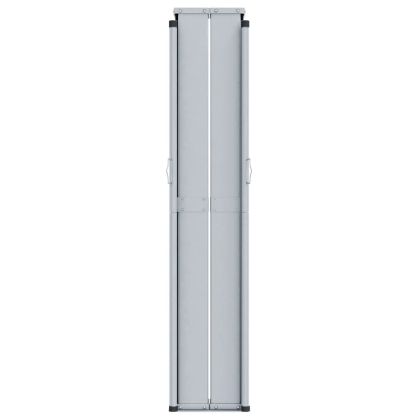 Прибираща се странична тента, кафява, 200х1200 см