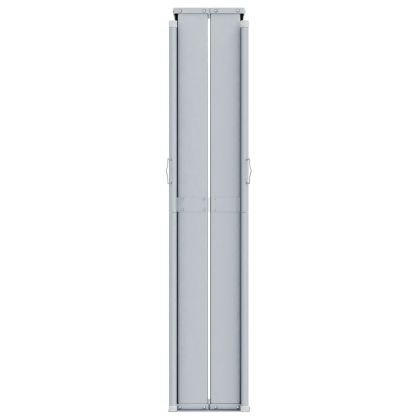 Прибираща се странична тента, кремава, 220x1200 см