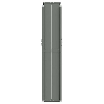 Прибираща се странична тента, червена, 220x1200 см