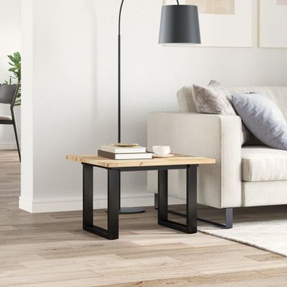 Плот за маса квадратен 60x60x2 см масивна акация