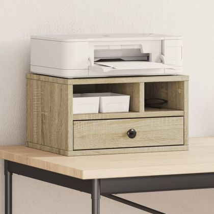 Стойка за принтер, дъб сонома, 40x32x22,5 см, инженерно дърво