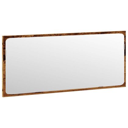 Комплект мебели за баня от 4 части старо дърво инженерно дърво