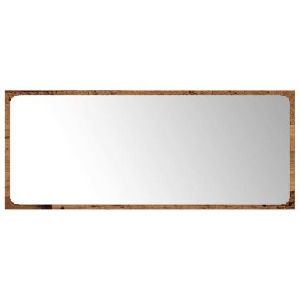 Комплект мебели за баня от 5 части старо дърво инженерно дърво