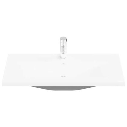 Шкаф за мивка в баня с чекмедже със съхранение 3 pcs Черния дъб