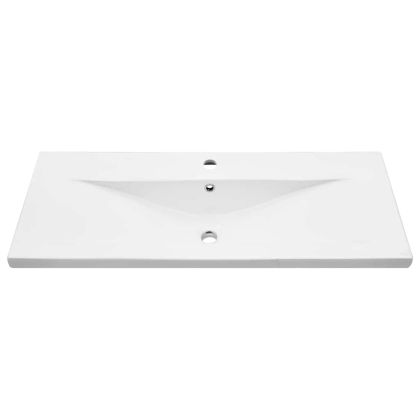 Шкаф за мивка Черен дъб 100 x 39 x 62 см Инженерно дърво