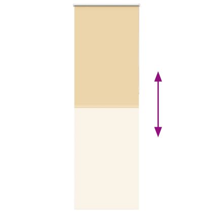 Ролкова щора Blackout Бежова 80x210 cm Ширина на плата 75,7 cm