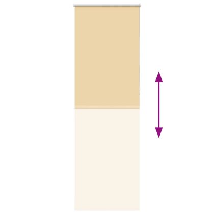 Ролкова щора Blackout Бежова 70x230 cm Ширина на плата 65,7 cm