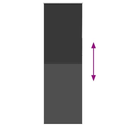 Ролетна щора Blackout Black 75x210 cm Ширина на плата 70,7 cm