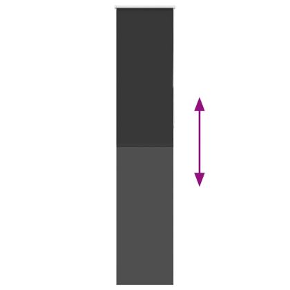 Ролетна щора Blackout черна 60x230 см ширина на тъканта 55,7 см