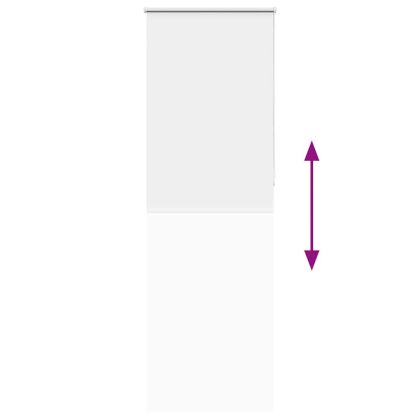 Ролкова щора Blackout бял 65x210 см Ширина на плата 60,7 см