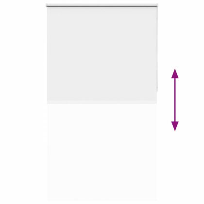 Ролкова щора Blackout бял 130x230 см Ширина на плата 126,6 см