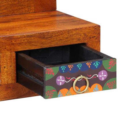 Стенен шкаф Кафяво 40 x 20 x 50 см Масивна акациева дървесина