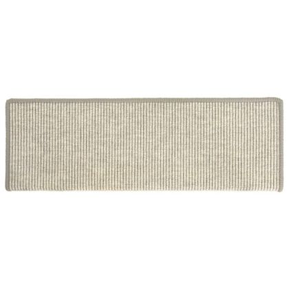 Изтривалки за стълби 15 бр. 65x21x4 см сребърни правоъгълни ръбове