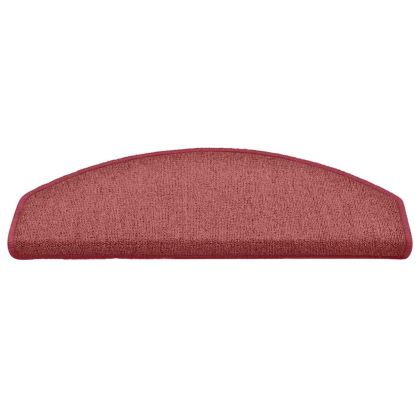 Изтривалки за стълби, 30 бр., 65x24x4 см, бордо, полукръгли, големи