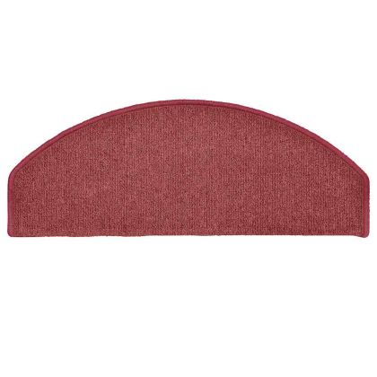 Изтривалки за стълби, 30 бр., 65x24x4 см, бордо, полукръгли, големи