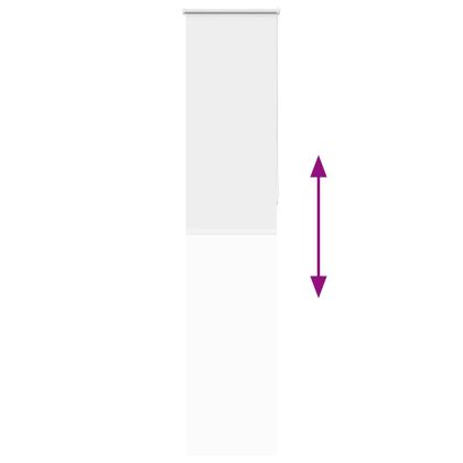 Ролетна щора Blackout бял 45x230 см Ширина на плата 40,7 см