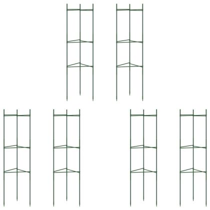 Клетки за домати 6 бр 116 см стомана и PP
