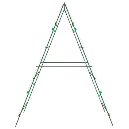 Градински перголи за увивни растения 2 бр А-рамка стомана