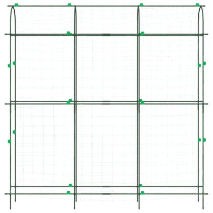 Градински перголи за увивни растения 4 бр U-рамка стомана