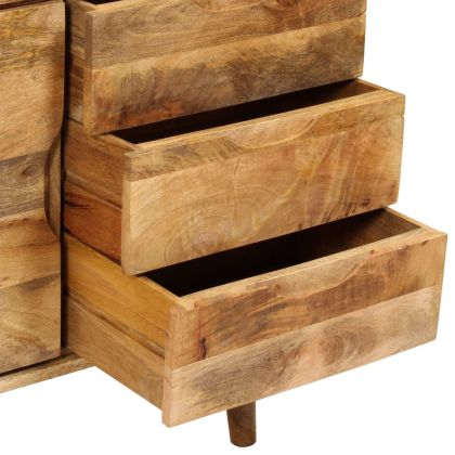 Шкаф, мангово дърво масив, 90x30x69 см