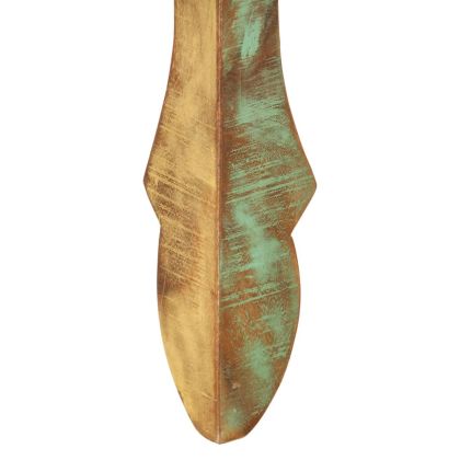 Трапезна маса, 110x52x76 cм, регенерирано дърво масив