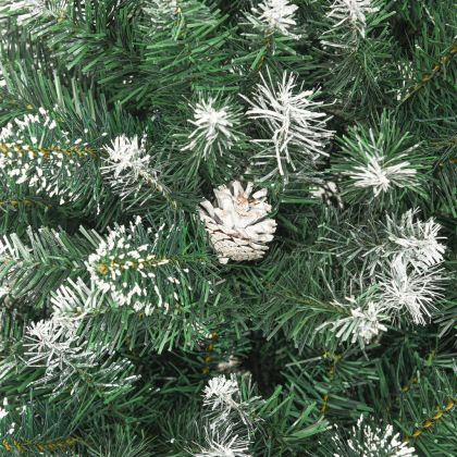 Изкуствена коледна елха със стойка, 120 см, PVC